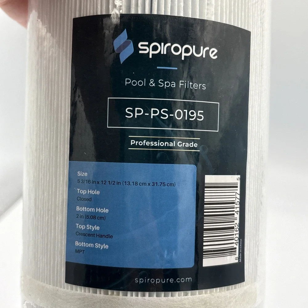 Pool and spa filter Spiropure SP-PS-0195